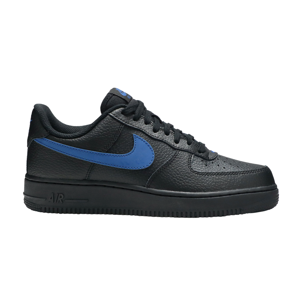 Pre-owned Nike Air Force 1 Low '07 'gym Blue' In Black