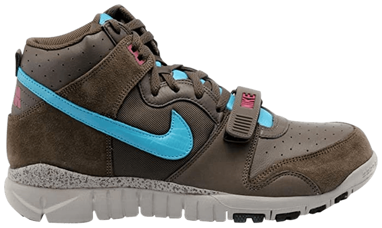 Nike Trainer Dunk High Newsprint Aqua Blue