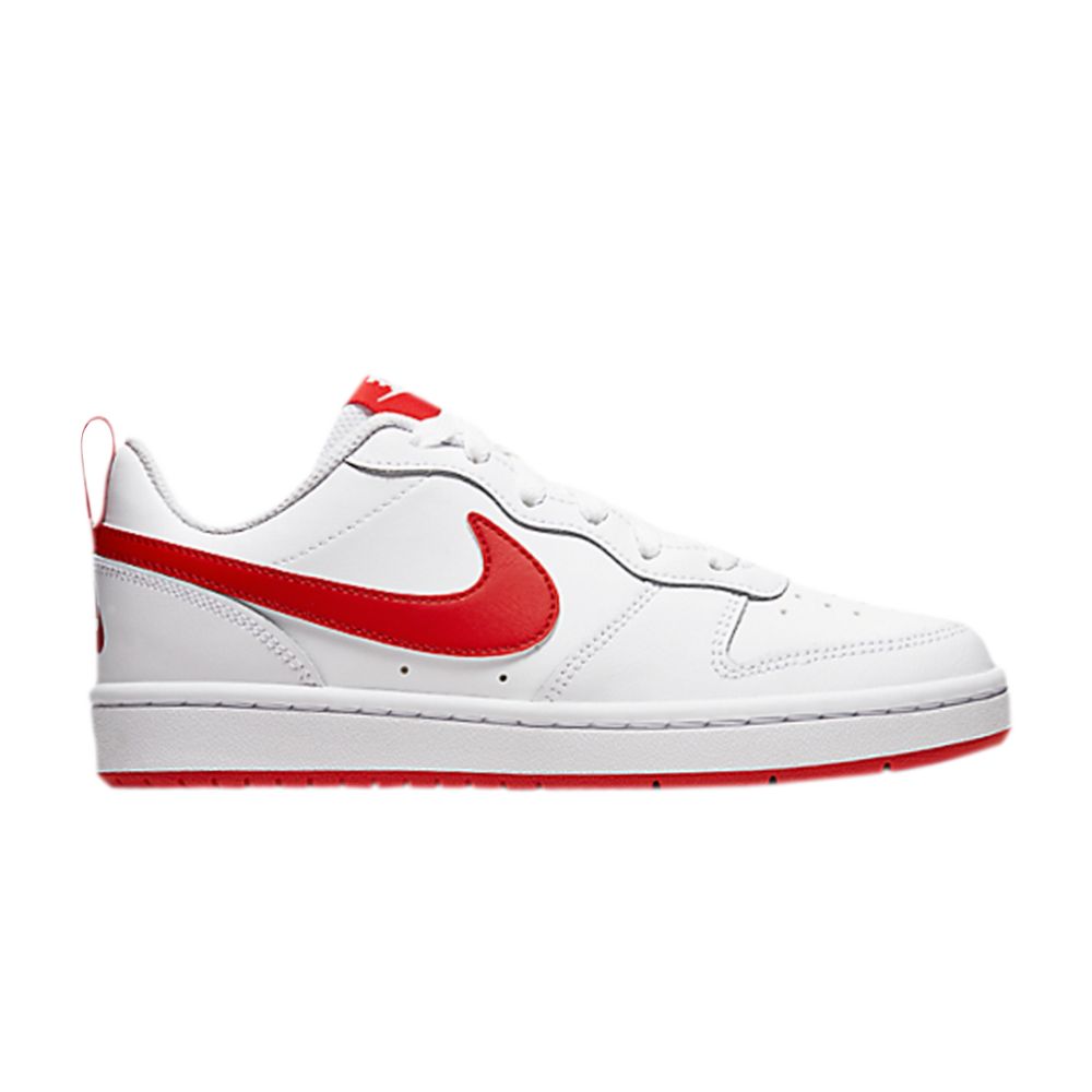 Pre-owned Nike Court Borough Low 2 Gs 'white University Red' | Kid's Size 5.5