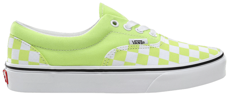 Vans Era Checkerboard   Sharp Green