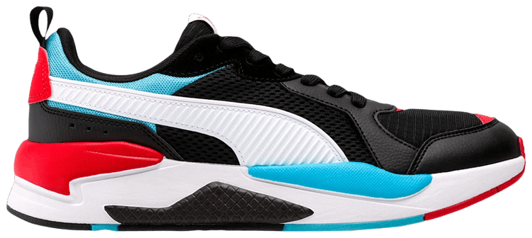 Puma X Ray Colorblock   Black White