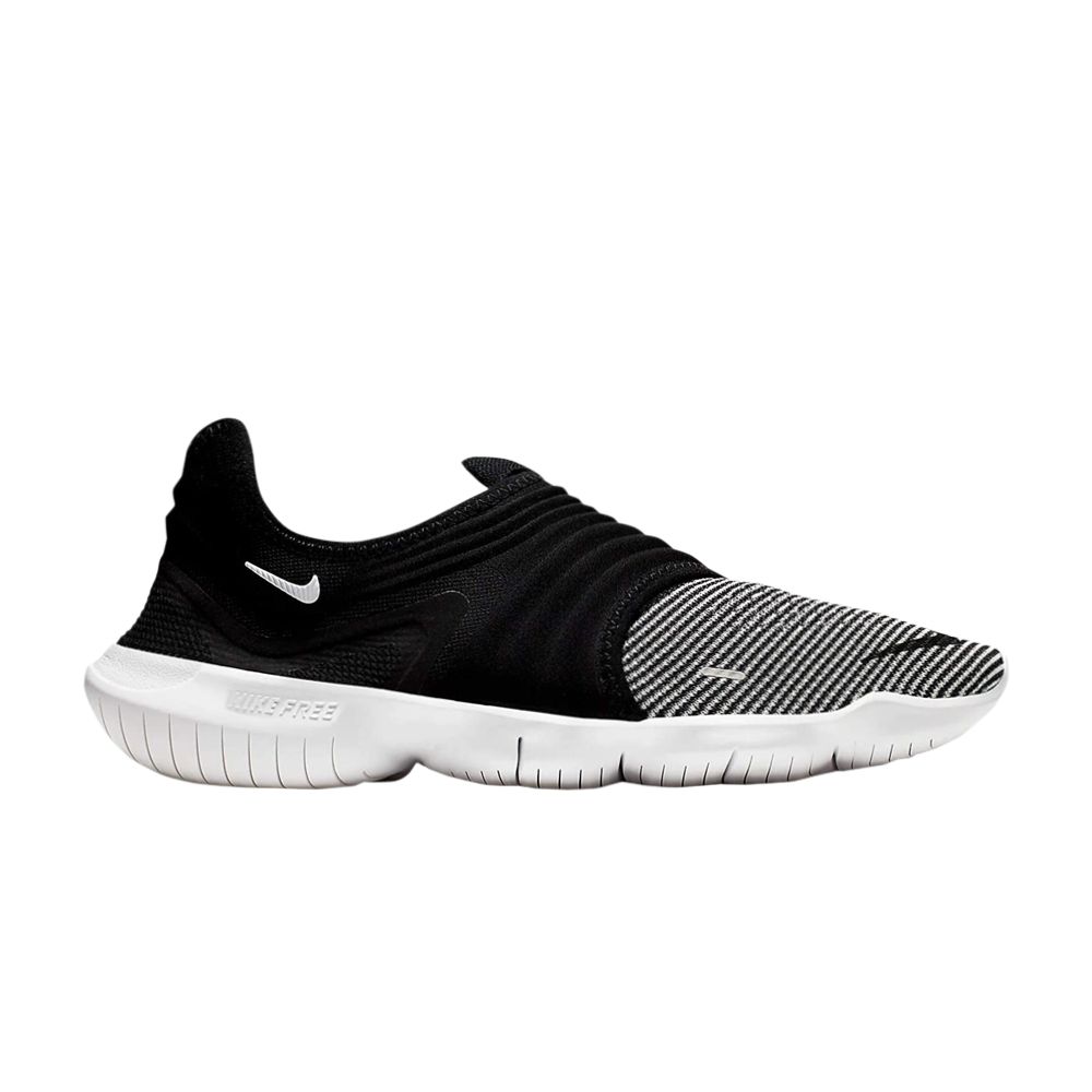 Nike Free RN Flyknit 3.0 'Black White' | Men's Size 7.5