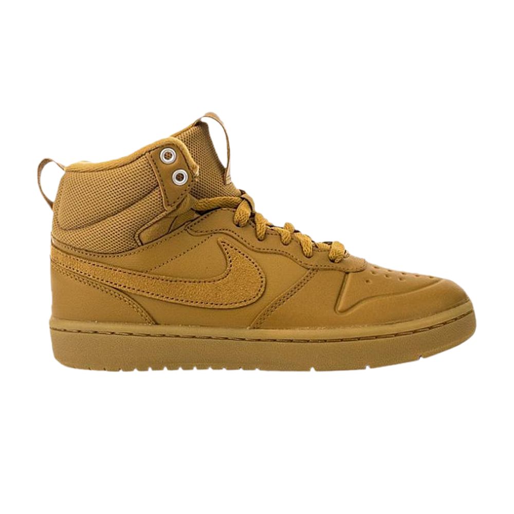 Pre-owned Nike Court Borough Mid 2 Boot Gs 'wheat' | Brown | Kid's Size 4.5