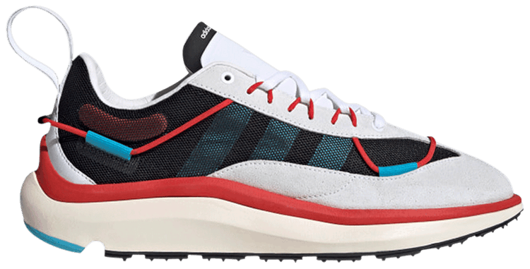 Adidas Y 3 Shiku Run White Red Cyan