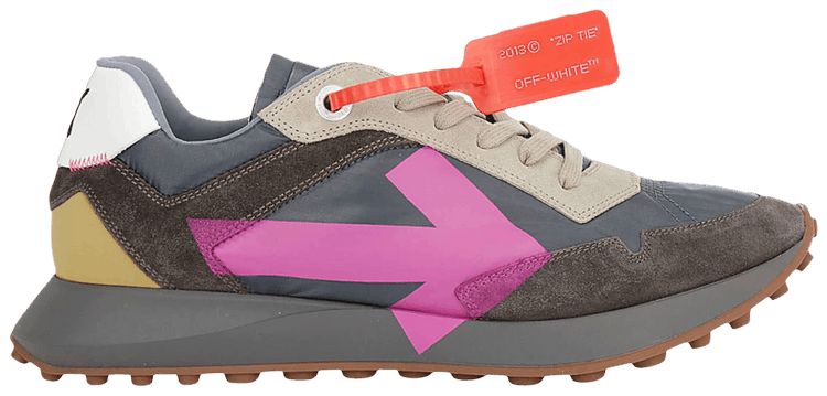 Off White Arrow Medium Grey Fuchsia