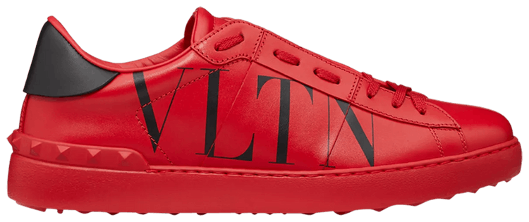 Valentino Open Low 'Logo Print - Red'