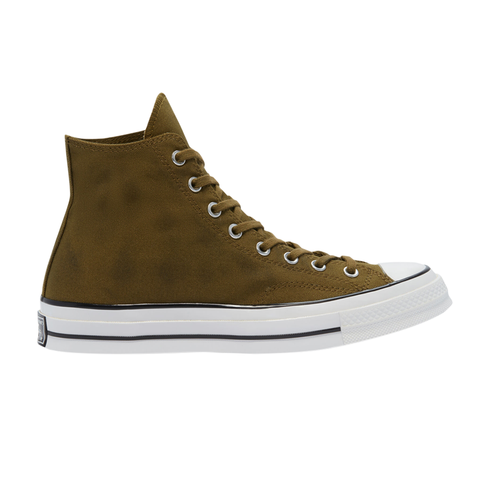 Pre-owned Converse Chuck 70 High 'distressed Dark Moss' In Green