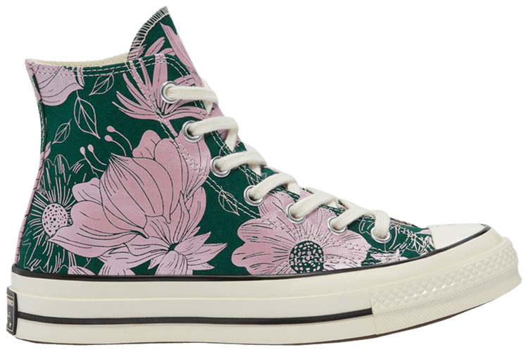 Converse Wmns Chuck 70 High Vintage Floral   Midnight Pink Glaze