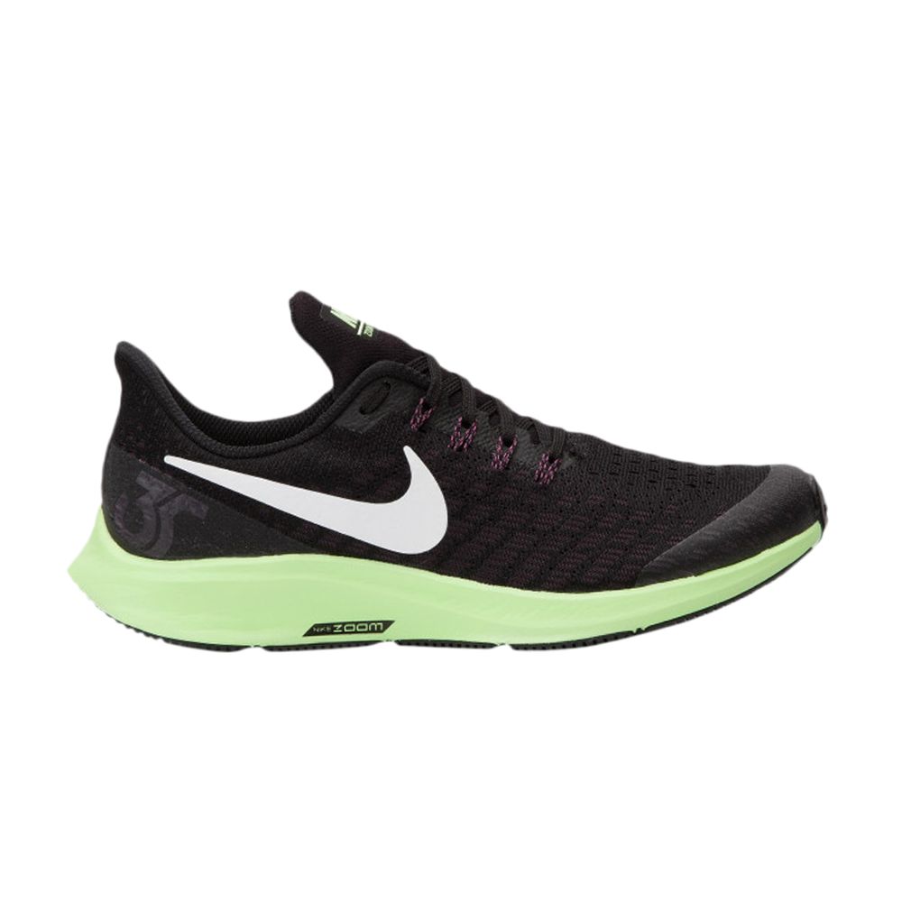 Pre-owned Nike Air Zoom Pegasus 35 Gs 'black Lime Blast' | Kid's Size 7