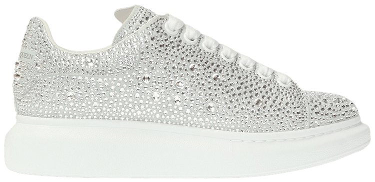 Alexander McQueen Wmns Oversized Sneaker White Crystal