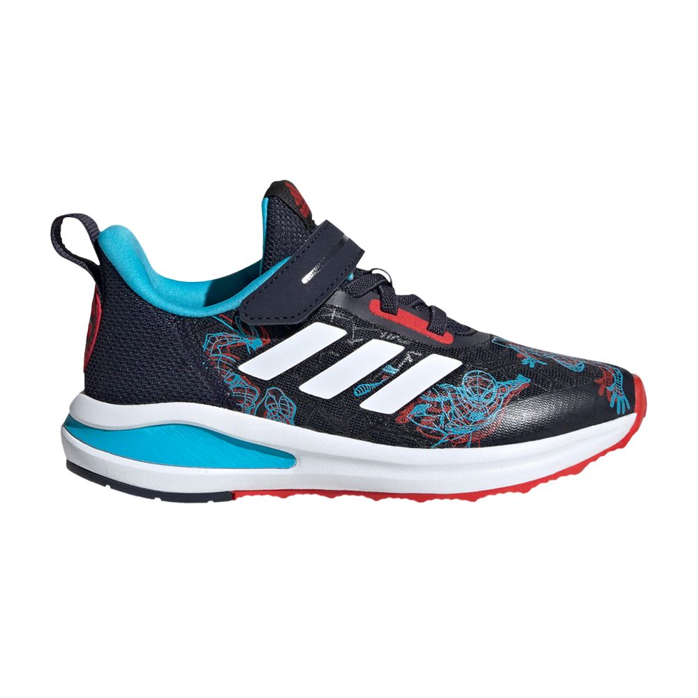 Pre-owned Adidas Originals Adidas Marvel X Fortarun J 'spider-man' | Black | Kid's Size 13.5