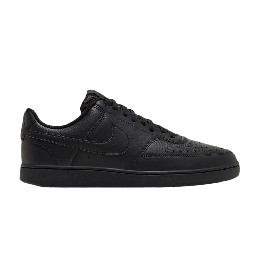 nike court vision low sneakers in triple white