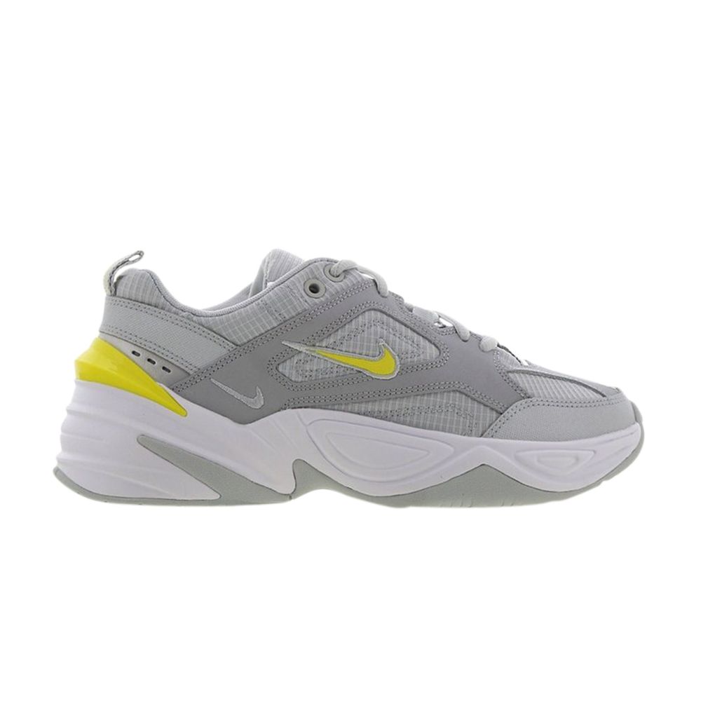 NIKE WMNS M2K TEKNO 'PURE PLATINUM DYNAMIC YELLOW'