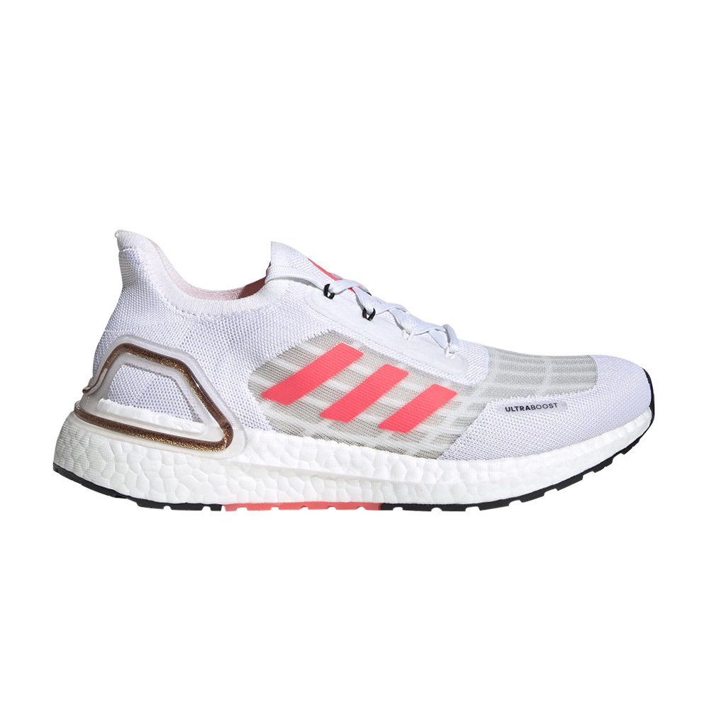 Pre-owned Adidas Originals Wmns Ultraboost Summer.rdy 'white Signal Pink'