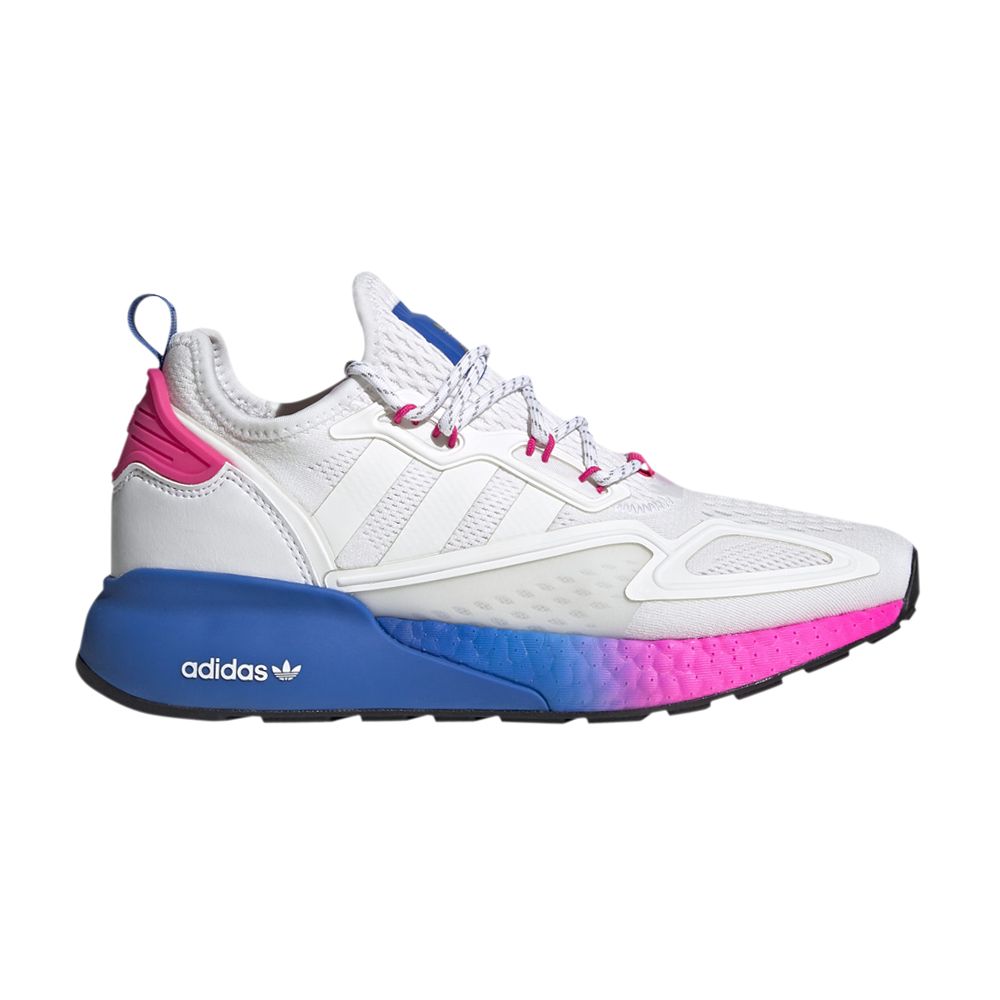 Pre-owned Adidas Originals Wmns Zx 2k Boost 'white Pink Blue'