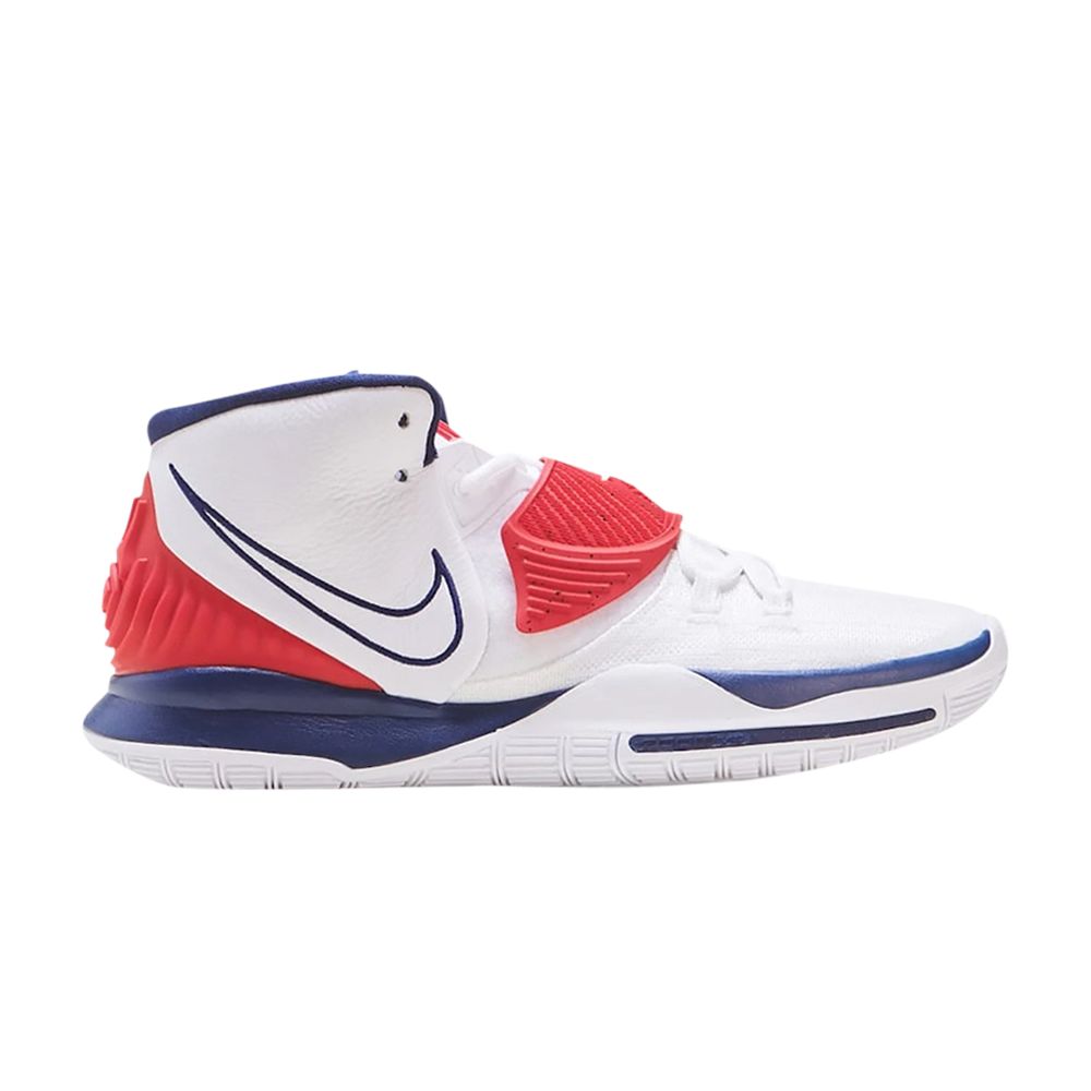 Pre-owned Nike Kyrie 6 Gs 'usa' | White | Kid's Size 4