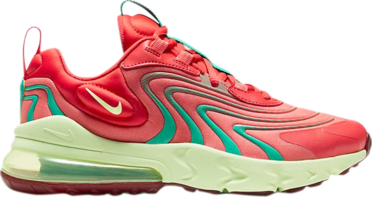 Nike Air Max 270 React Eng GS 'Track Red Neptune Green' | Kid's Size 6