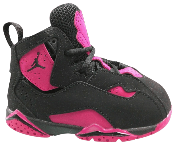 Jordan true flight pink and black on sale