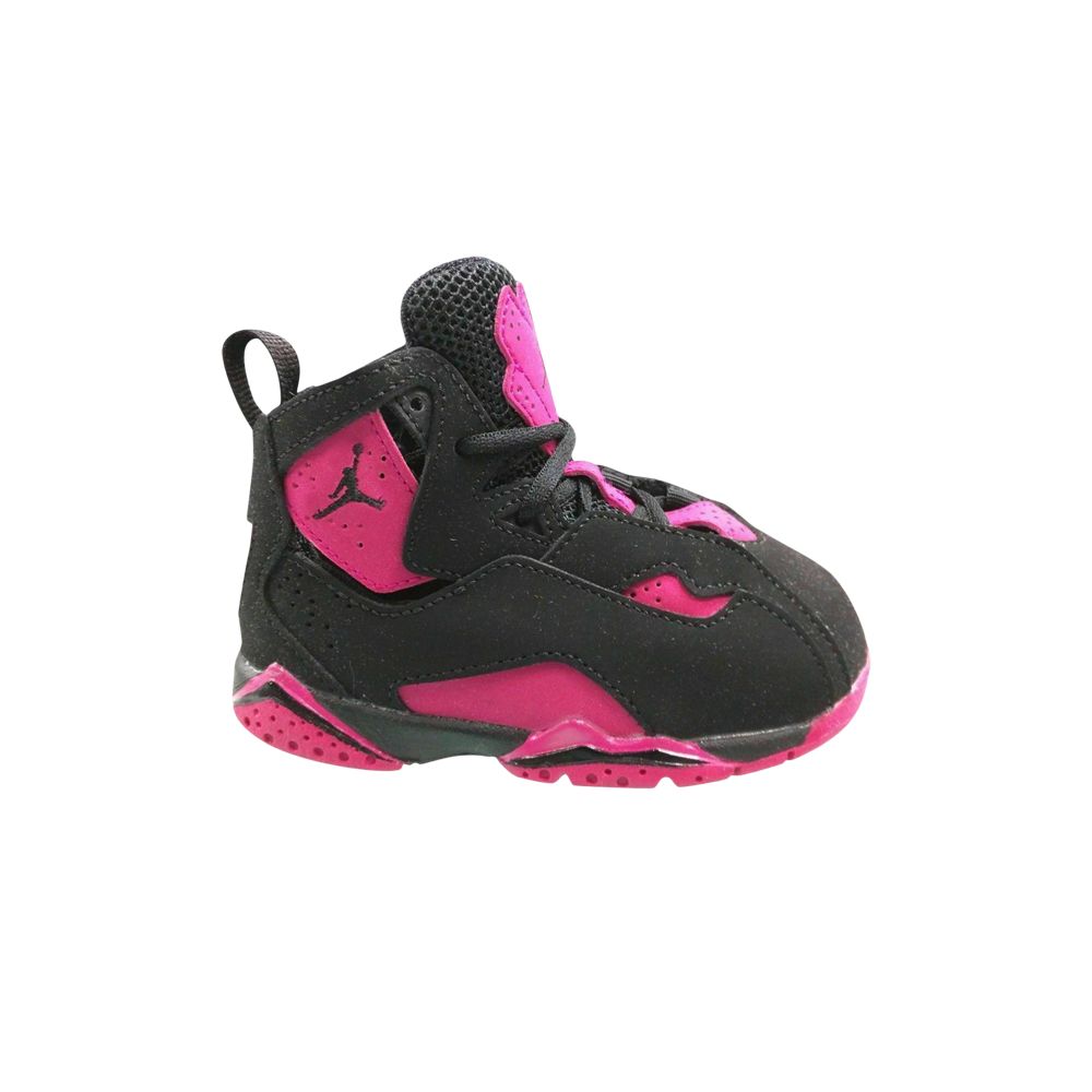Pre-owned Air Jordan Jordan True Flight Gt 'black Sport Fuchsia' | Infant Size 10