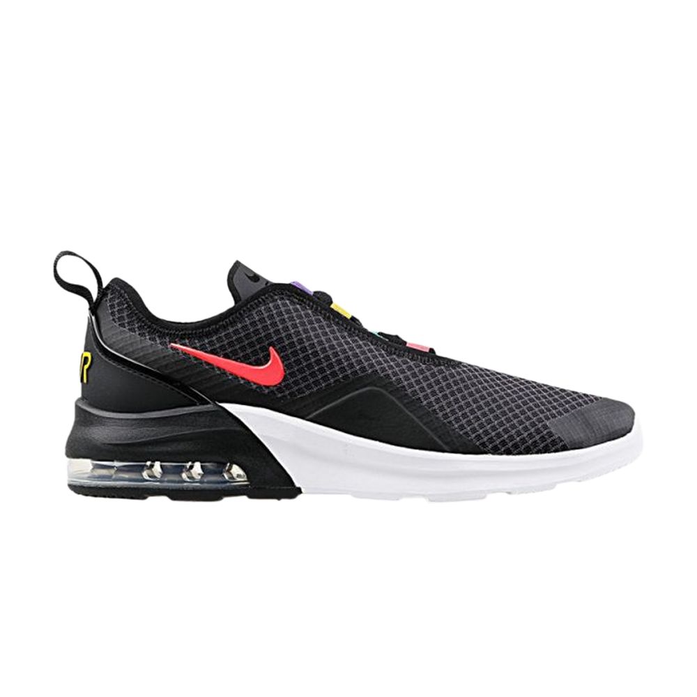 Air Max Motion 2 GS 'Black Flash Crimson' - AQ2741-009
