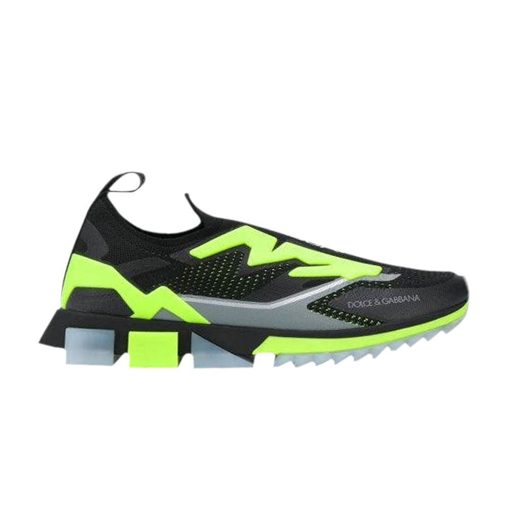 Pre-owned Dolce & Gabbana Sorrento Melt 'black Fluorescent Green' | Men's Size 45