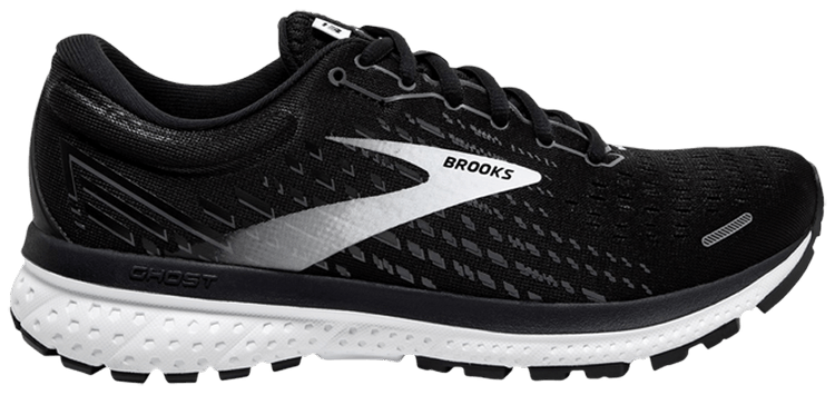 Brooks Wmns Ghost 13 Wide Black White