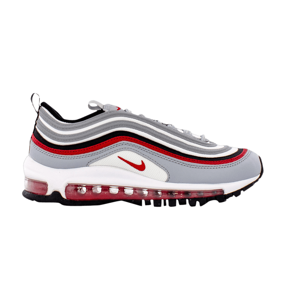 red and silver air max 97