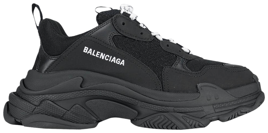 balenciaga triple s black men