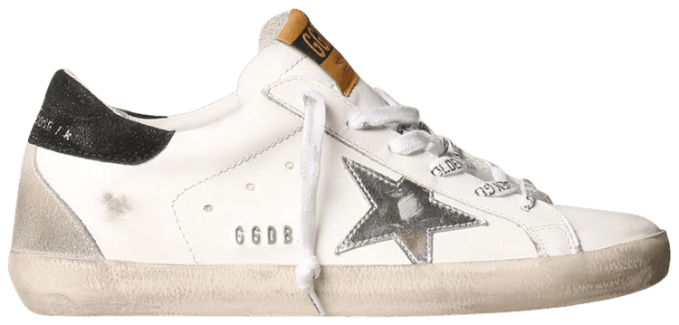 Golden Goose Wmns Superstar White Silver Black