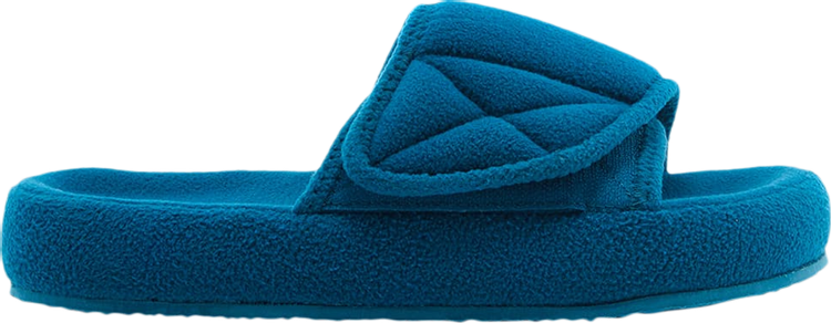 Yeezy Wmns Season 7 Fleece Slide Aqua