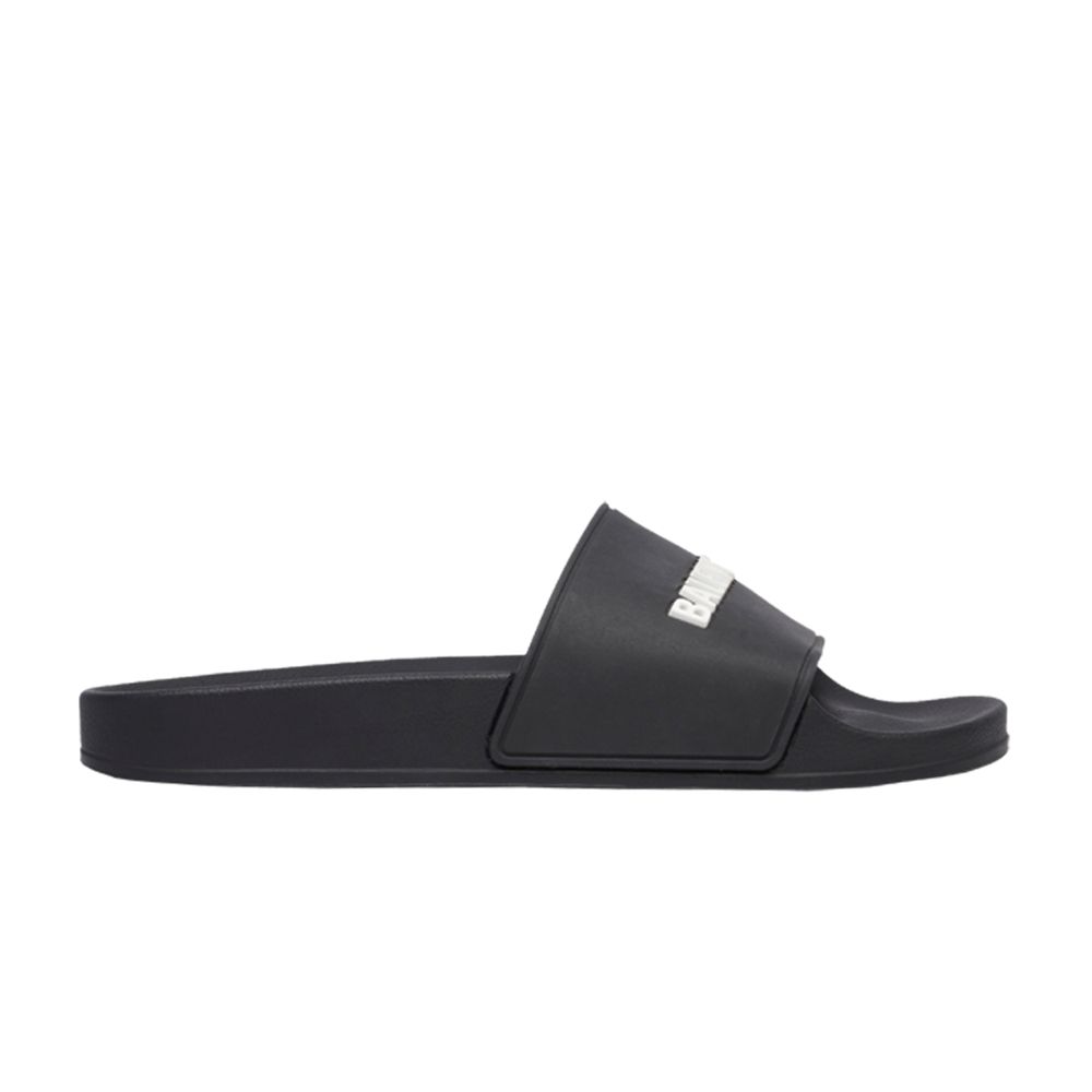 Pre-owned Balenciaga Wmns Pool Slides 'black' | Women's Size 35