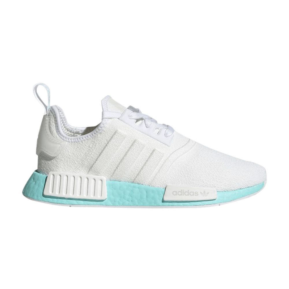 Pre-owned Adidas Originals Adidas Wmns Nmd_r1 'white Clear Aqua' Sample | Women's Size 9.5