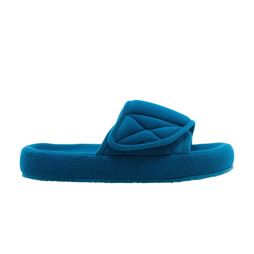 Pre-owned Yeezy Season 7 Fleece Slide 'aqua' | Blue | Men's Size 44
