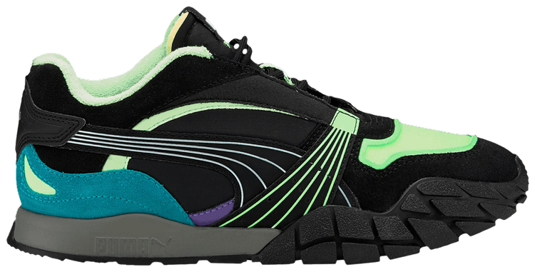 Puma Wmns Kyron Bonfires Black Elektro Green