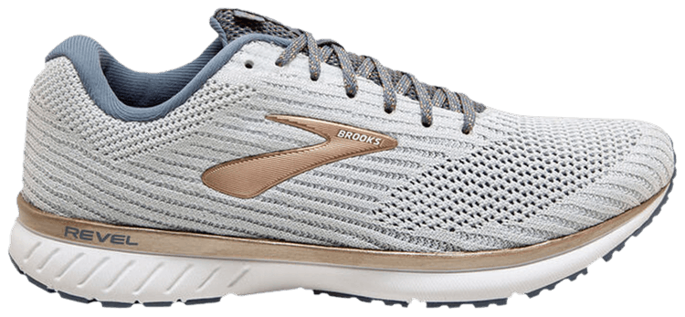 Brooks Wmns Revel 3 Oyster Flint Stone