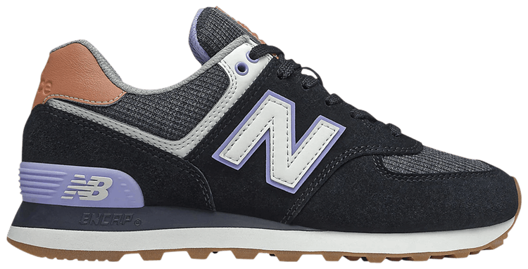 Buy Wmns 574 Black Mystic Purple WL574BCX GOAT UK