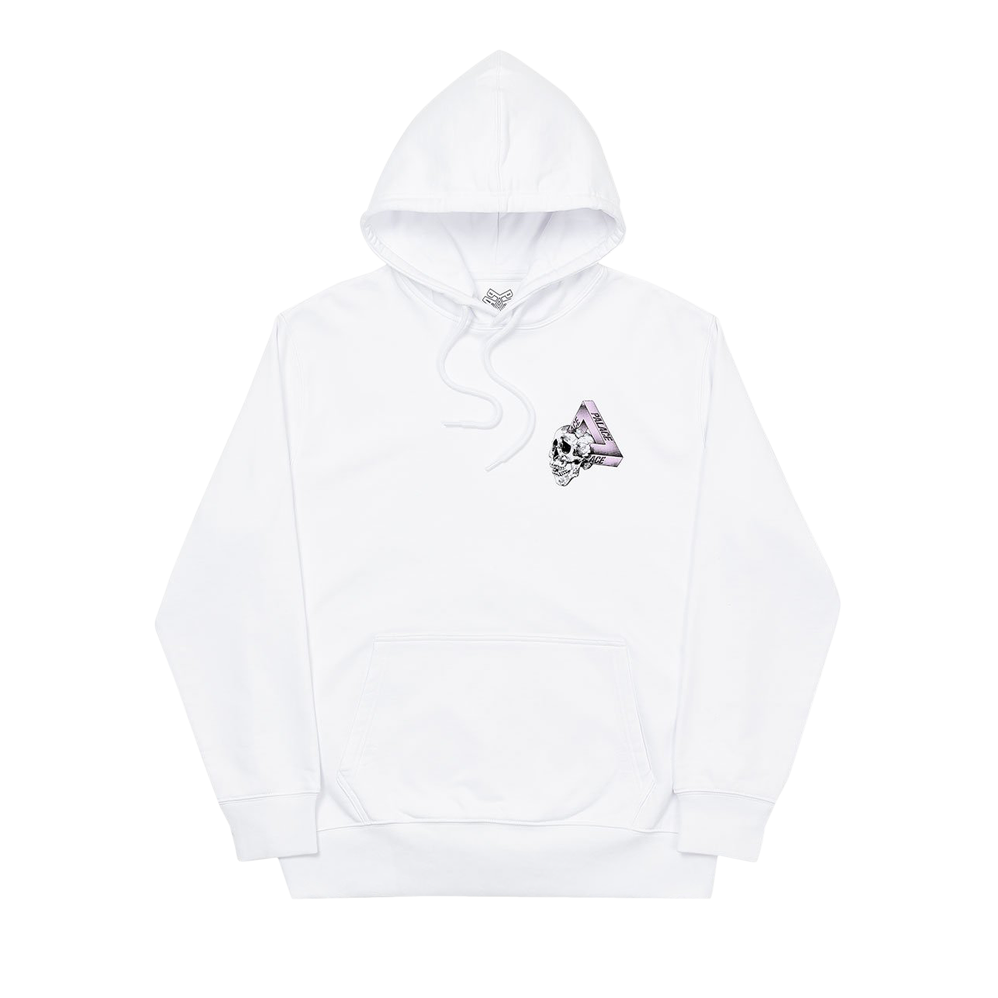 Pre-owned Palace Tri-crusher Hood 'white'