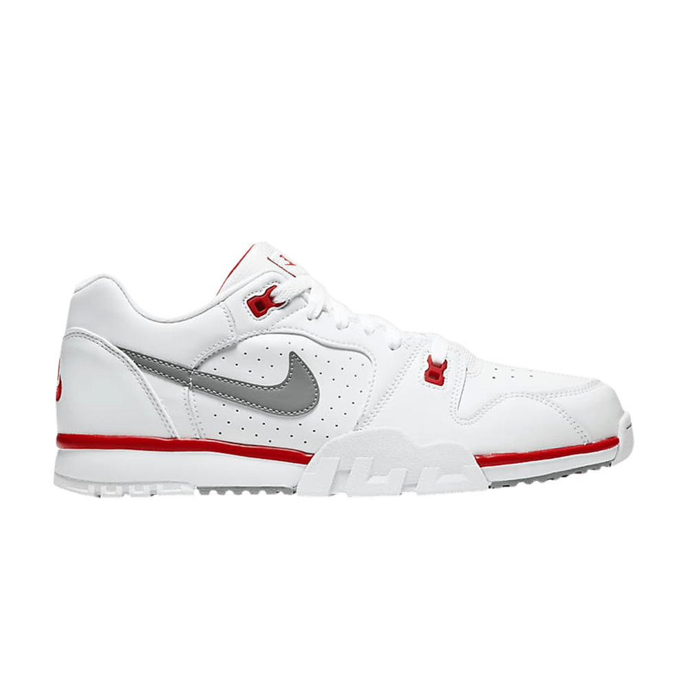 nike trainers white red