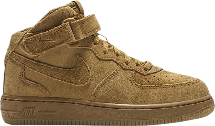 Nike Air Force 1 High LV8 Grade School Lifestyle Shoes Brown Wheat