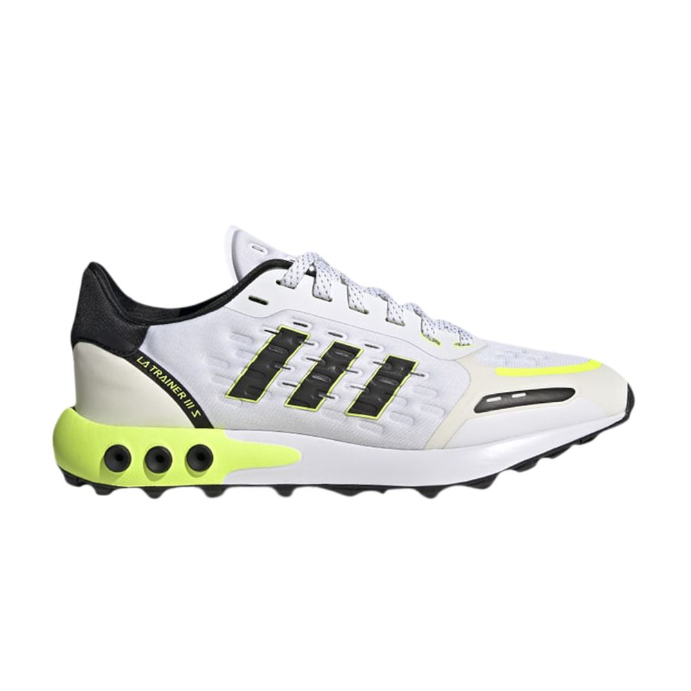 Pre-owned Adidas Originals Wmns La Trainer 3 'white Solar Yellow'