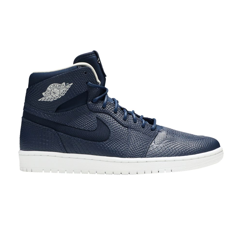 Air Jordan 1 High Nouveau 'Navy Snake' | Blue | Men's Size 10.5 - 819176-407