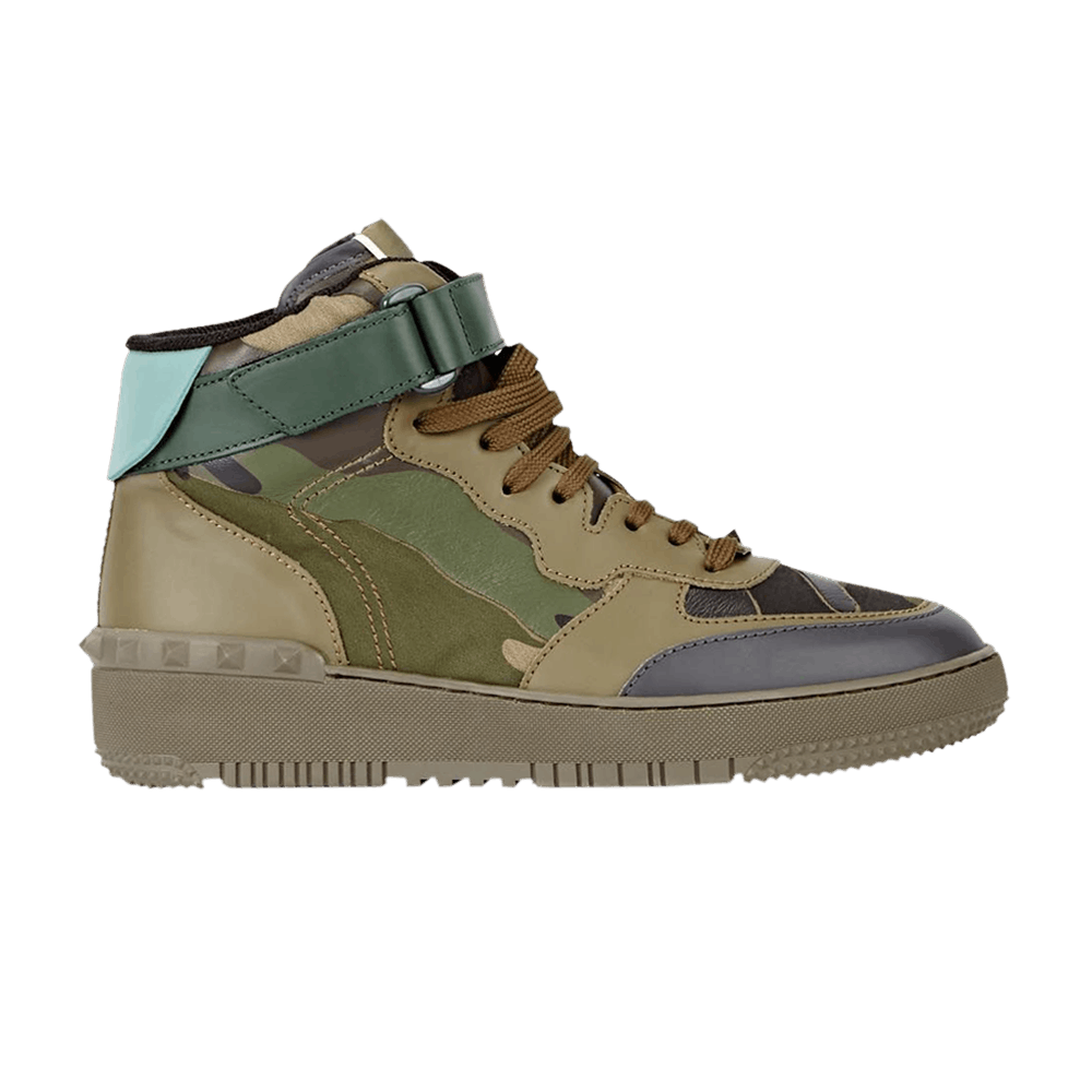 Valentino Rockstud High 'Camo - Army 