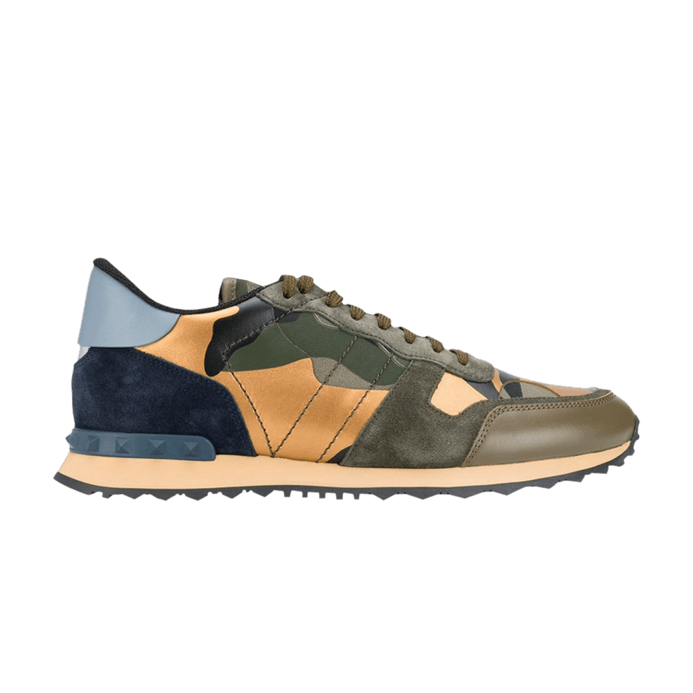 valentino camo black trainers