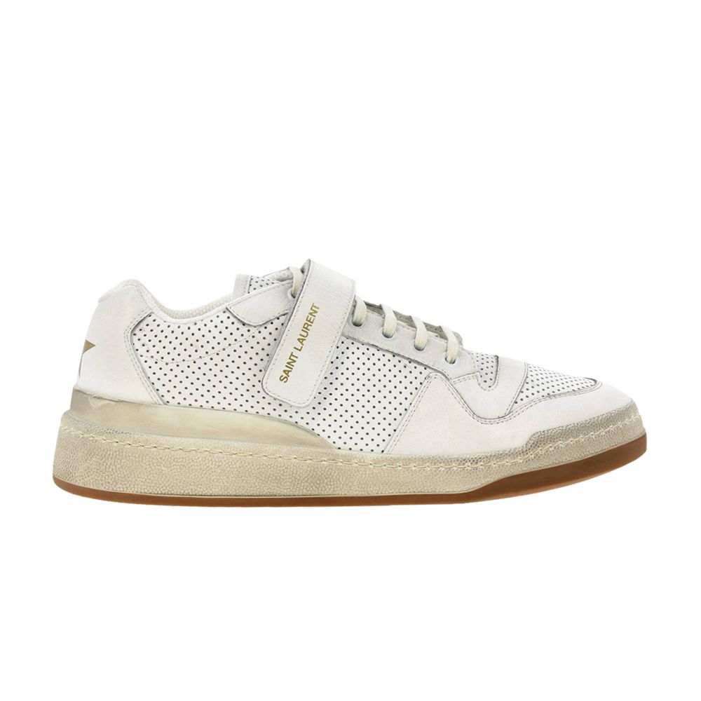 Pre-owned Saint Laurent Sl-24 'optic White' | Men's Size 41