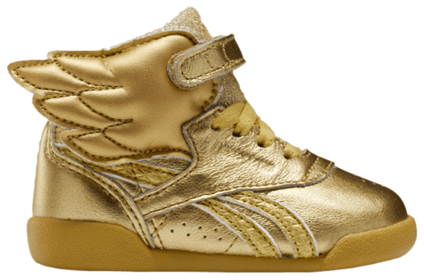 Wonder Woman 1984 x Reebok Freestyle Hi Toddler Golden Eagle Armor