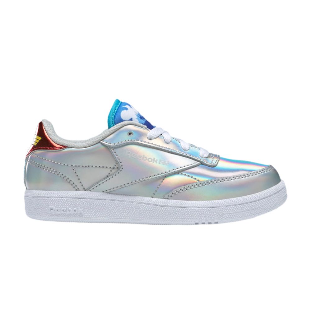 Reebok Wonder Woman 1984 x Club C 85 Little Kid 'Air Flight' | Silver | Kid's Size 12