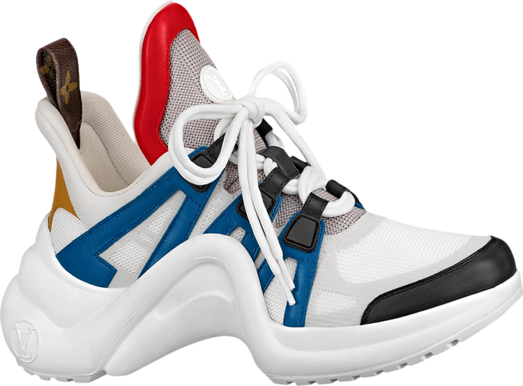 red white and blue louis vuittons