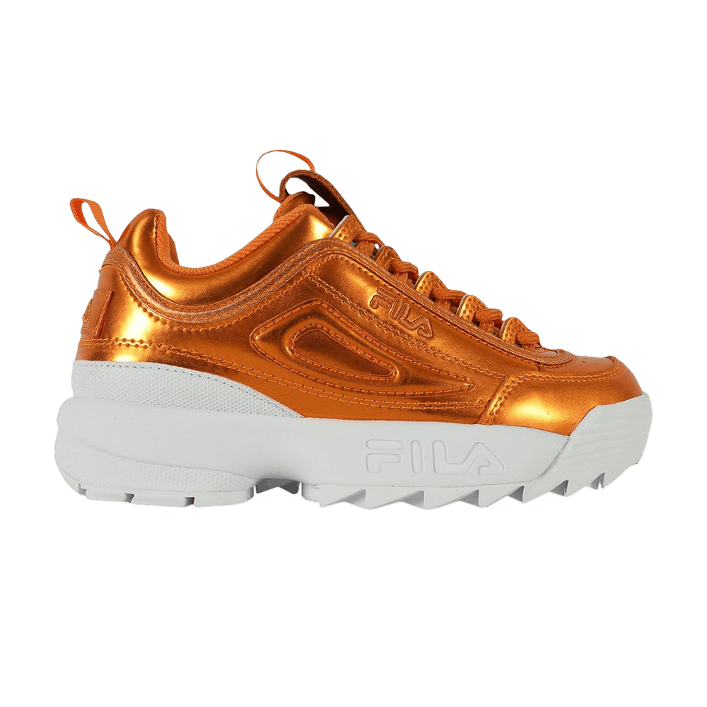 fila disruptor 2 metallic gold