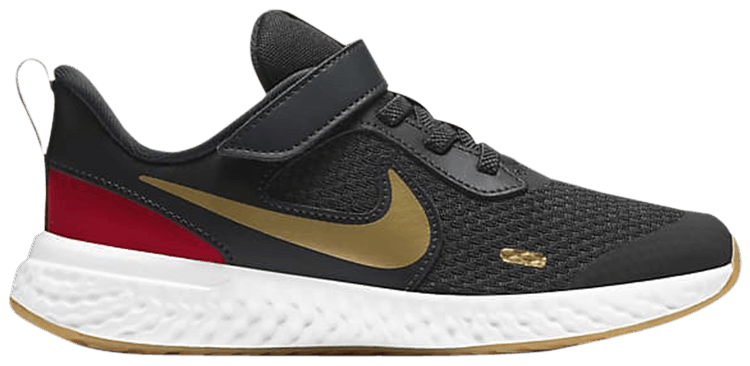 Nike Revolution 5 PS Dark Smoke Grey Gold