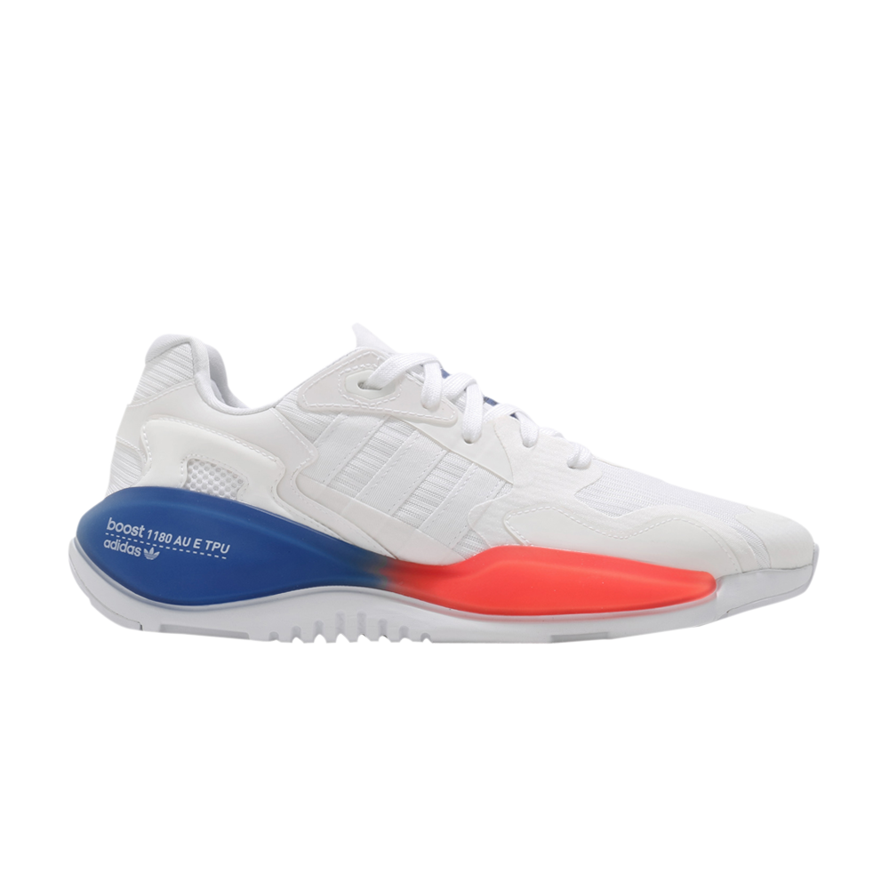Pre-owned Adidas Originals Zx Alkyne 'white Blue Coral'